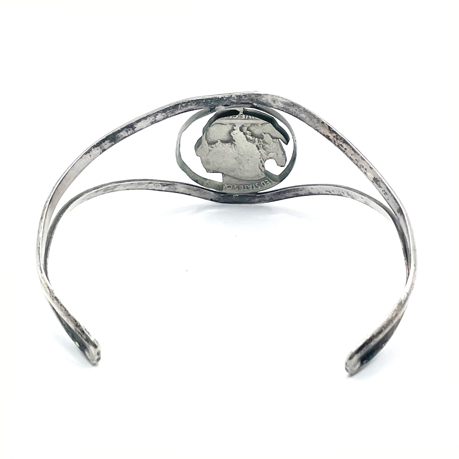 Buffalo nickel cuff bracelet