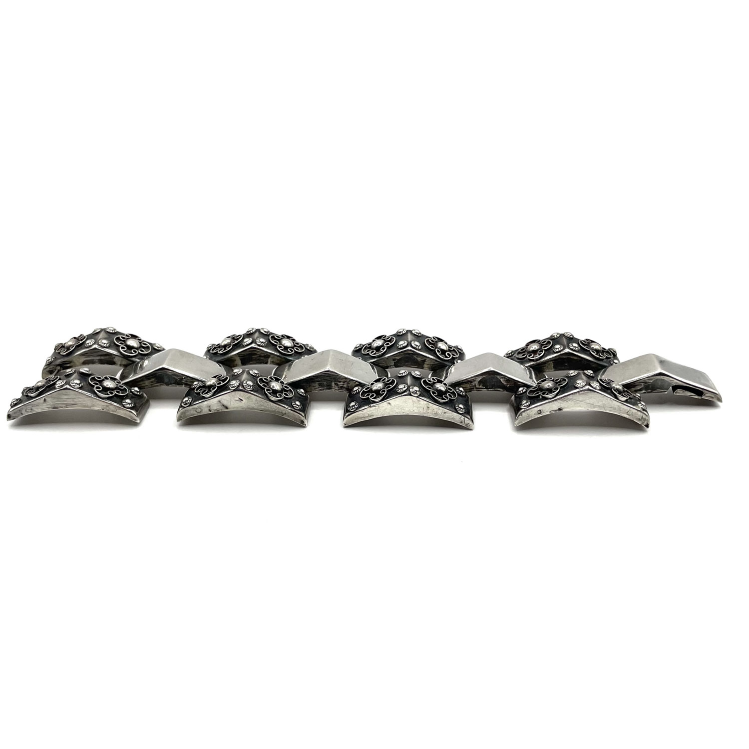 Vintage Mexican silver bracelet
