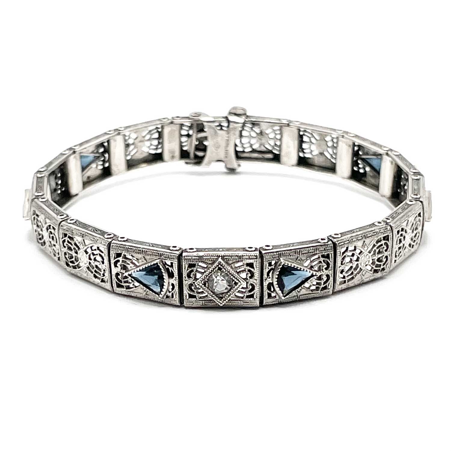 1920s sterling art deco bracelet