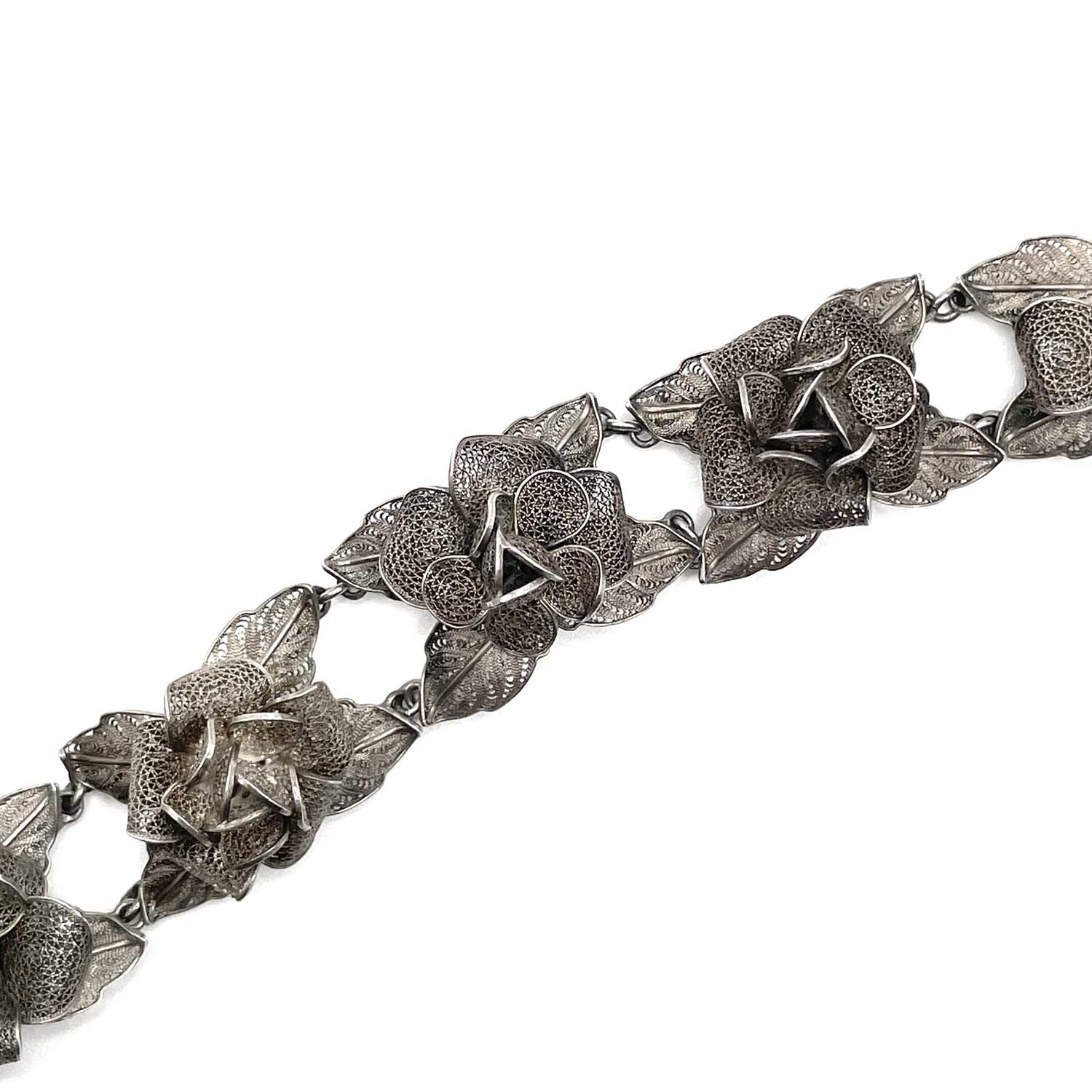 Italian wirework silver bracelet