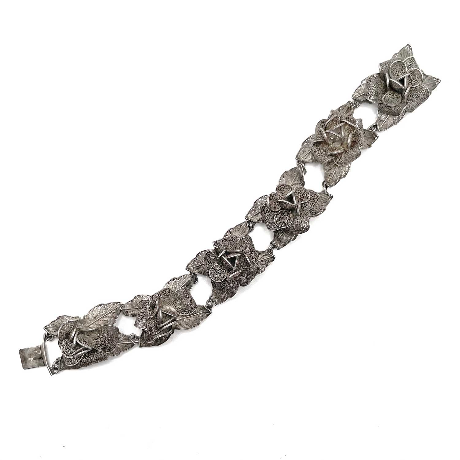 Italian wirework silver bracelet