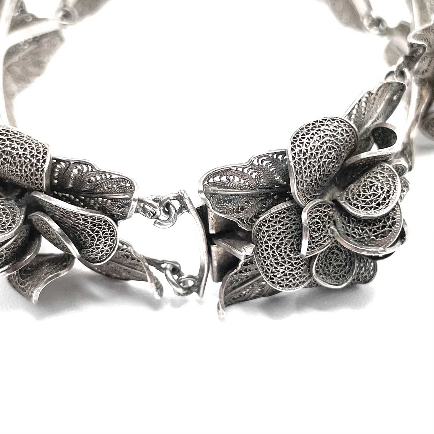 Italian wirework silver bracelet