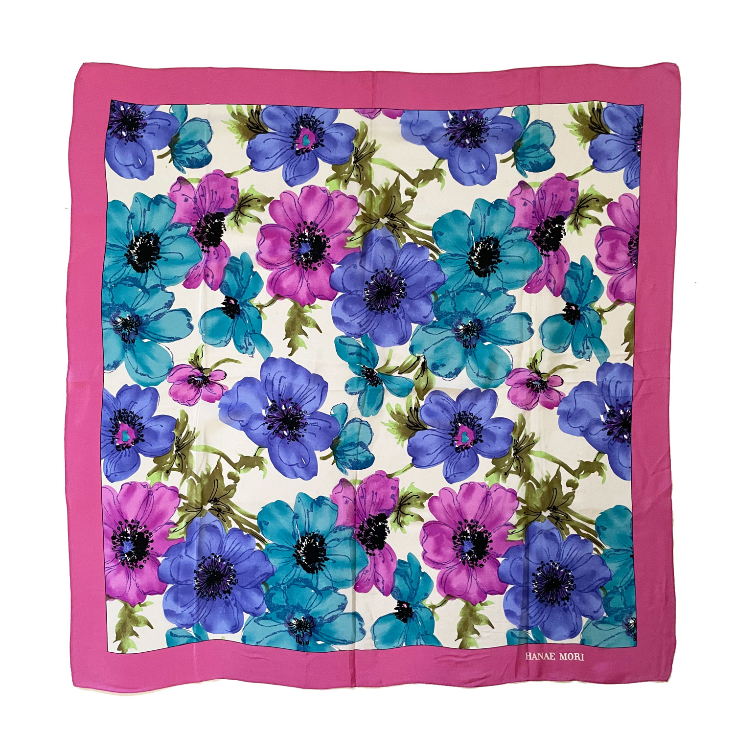 Hanae Mori silk scarf
