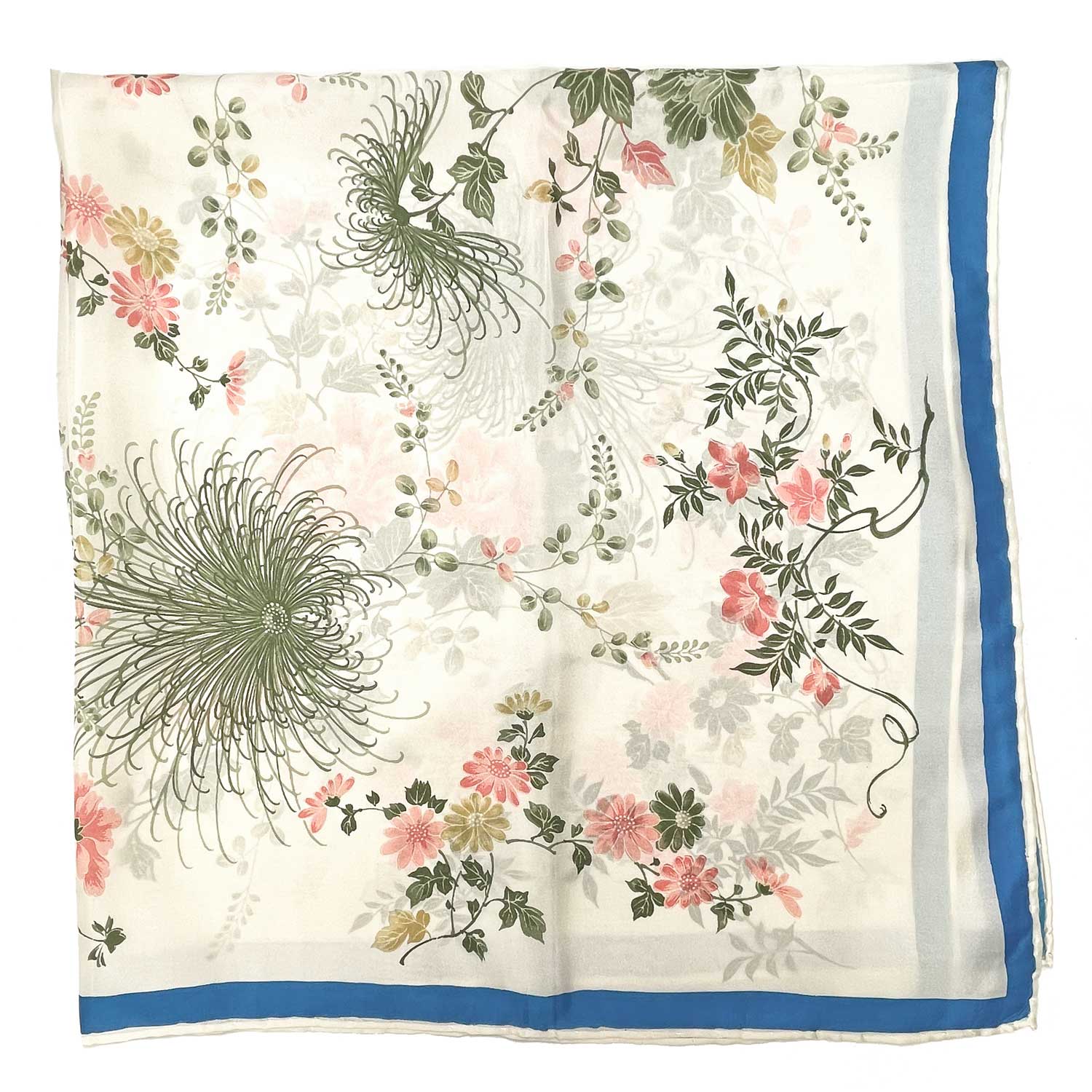Vintage botanical print scarf