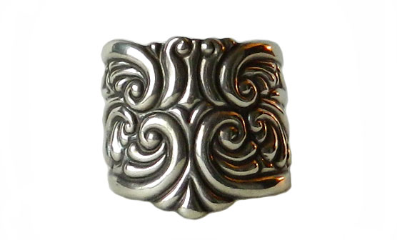 Mexican silver cuff bracelet