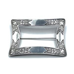 sterling silver belt buckle brooch