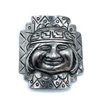 Peruvian sterling brooch