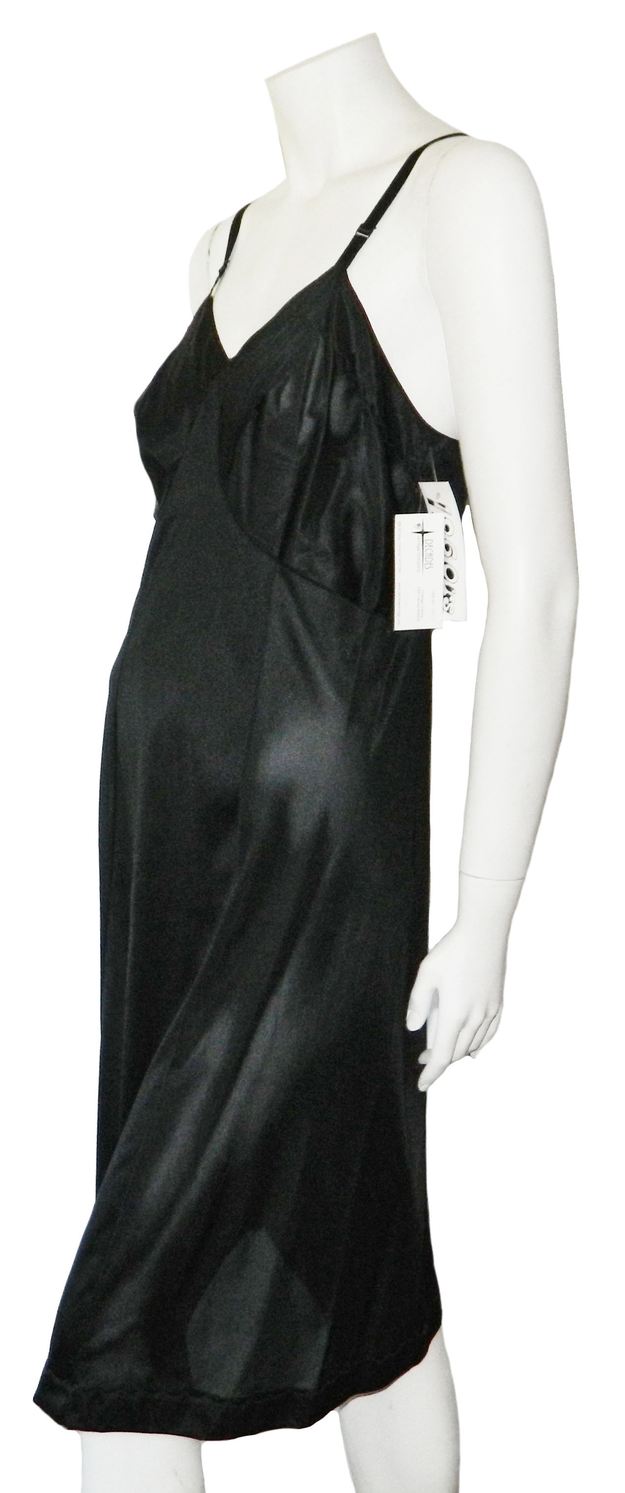 vintage black slip