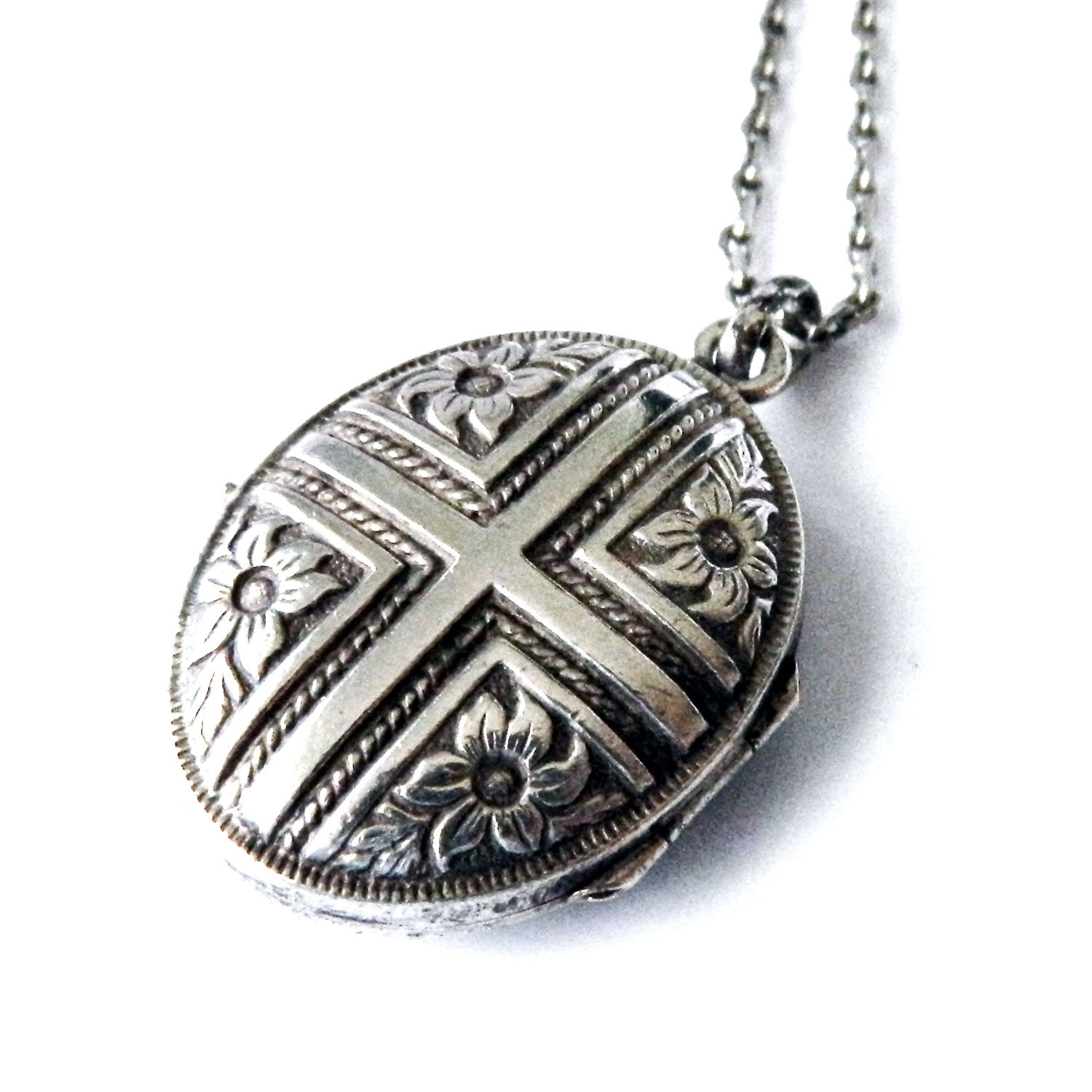 antique sterling locket