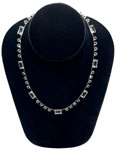 1920s open backed crystal necklace