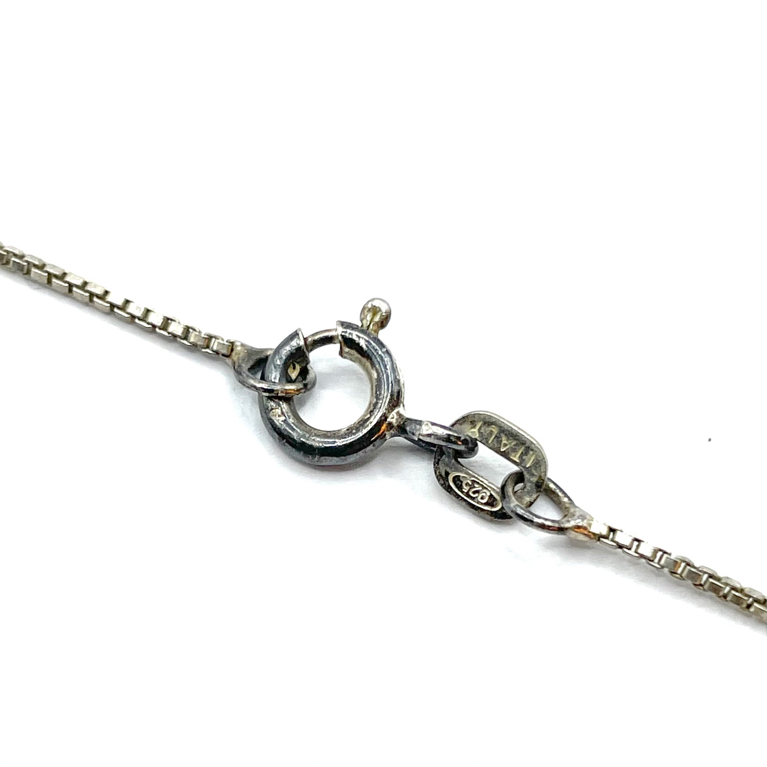 Sterling Silver Mother of Pearl Pendant Necklace