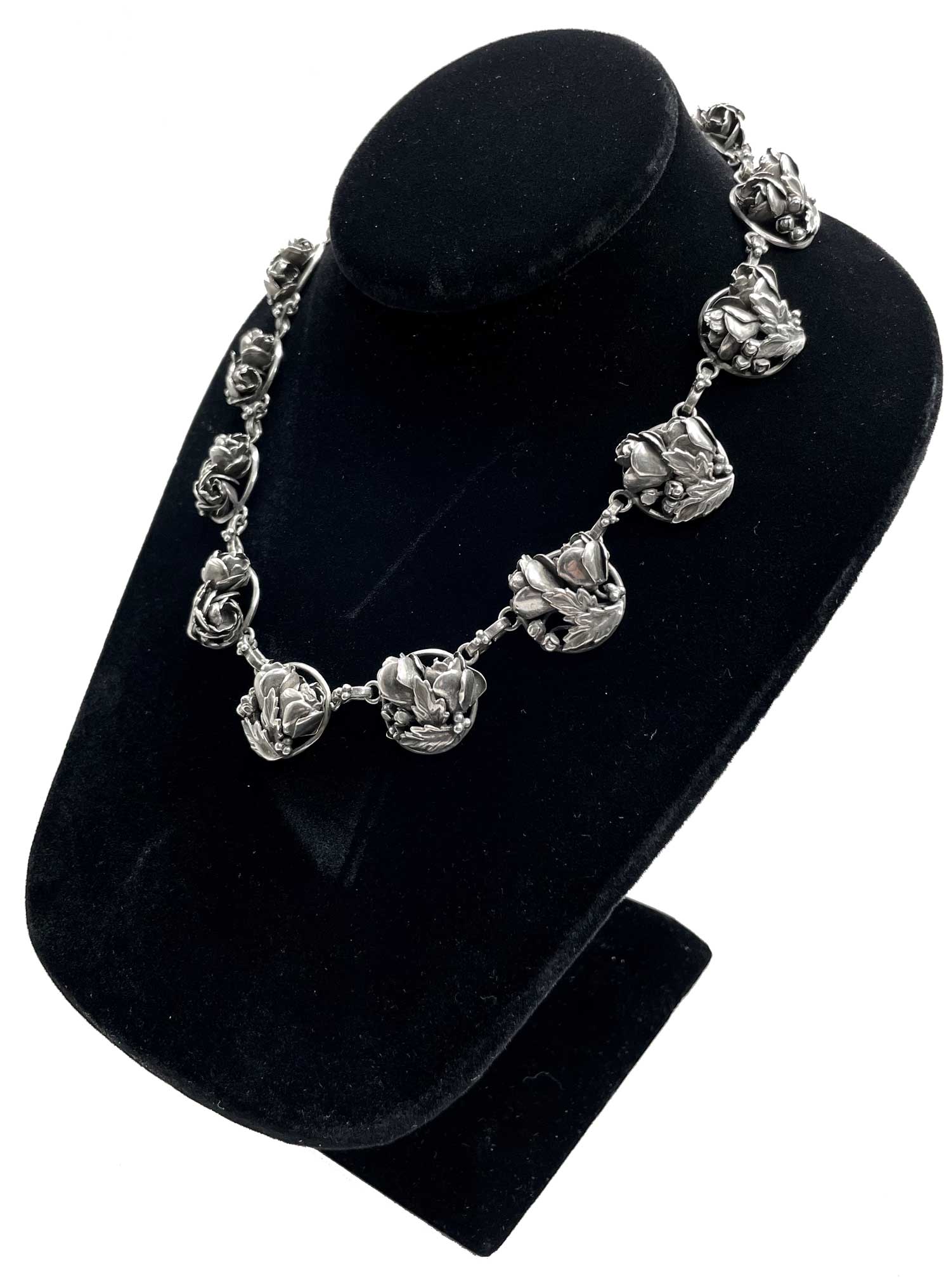 1940s Hobe Sterling Necklace