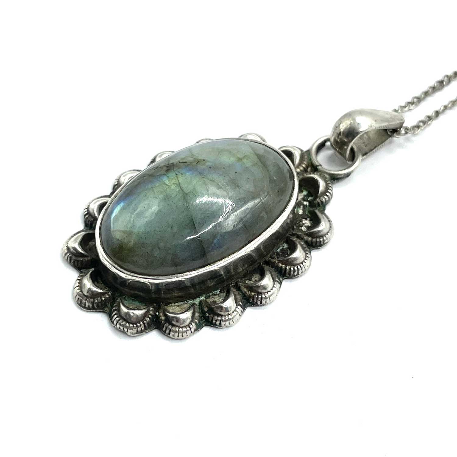 Sterling Labradorite Pendant