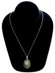 Sterling labradorite pendant necklace