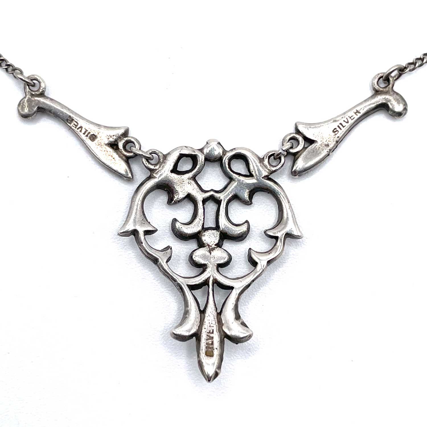 Art Nouveau marcasite pendant