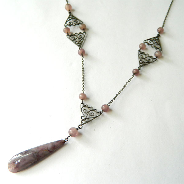 Antique pendant necklace