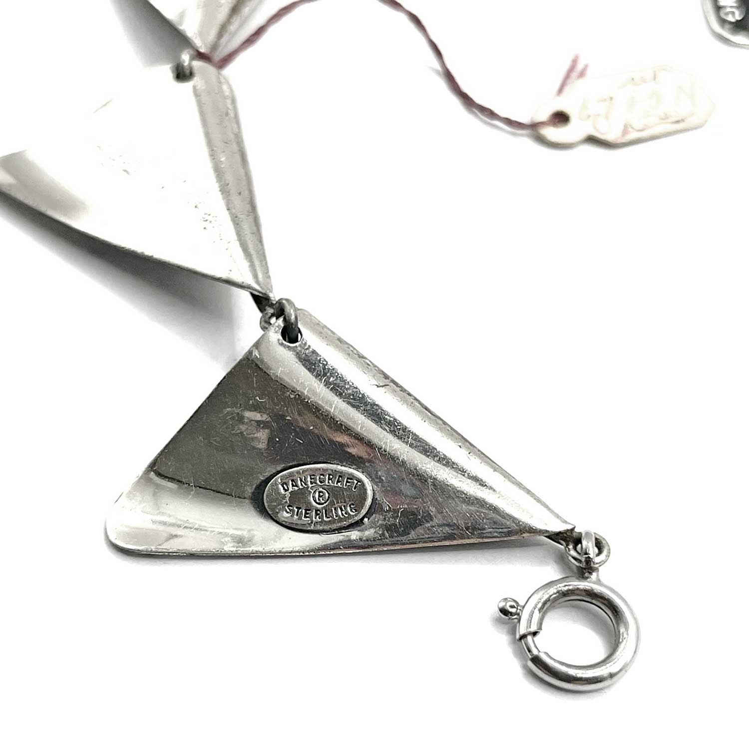 1950s Danecraft silver necklace set
