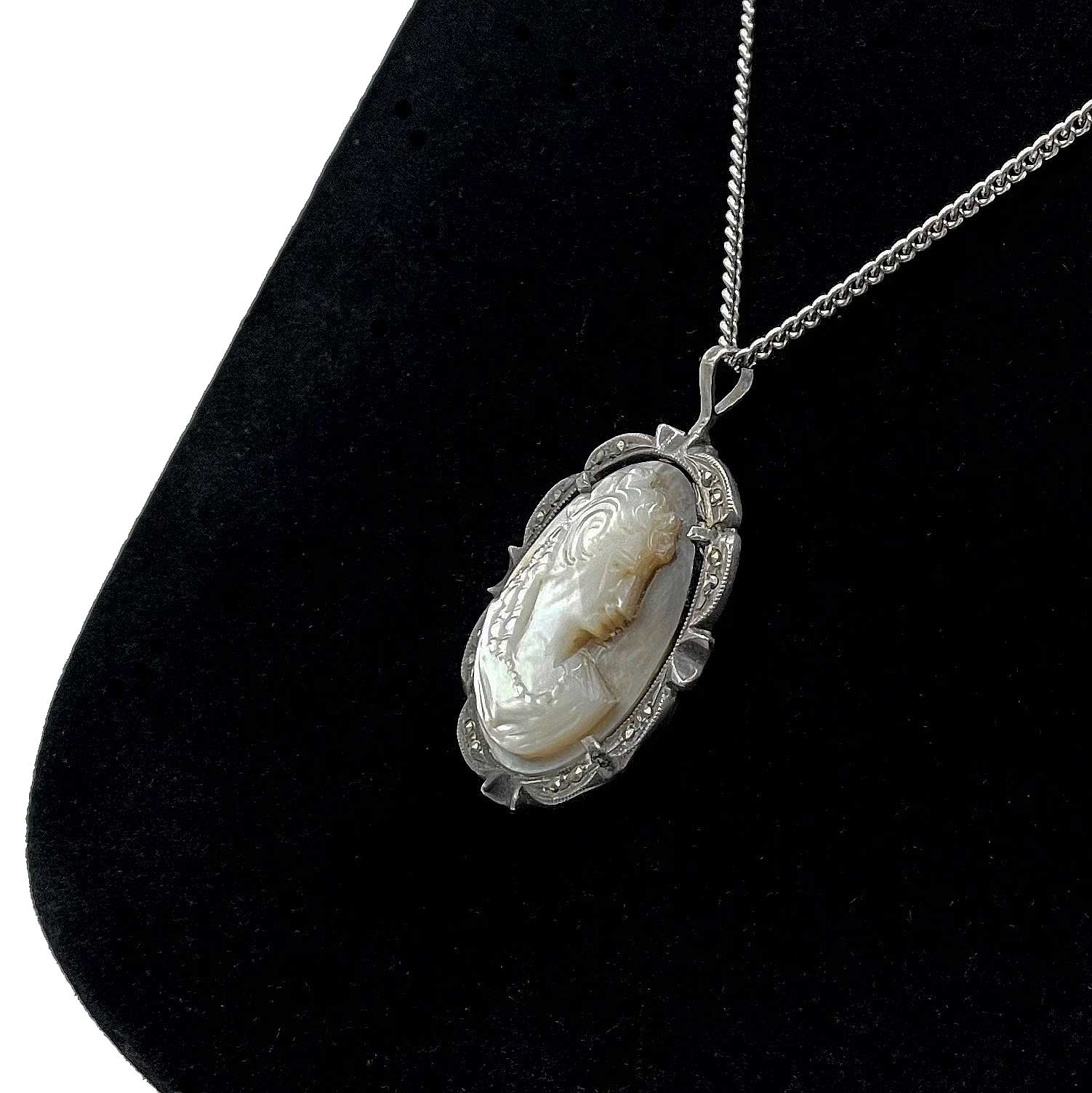 Antique cameo necklace