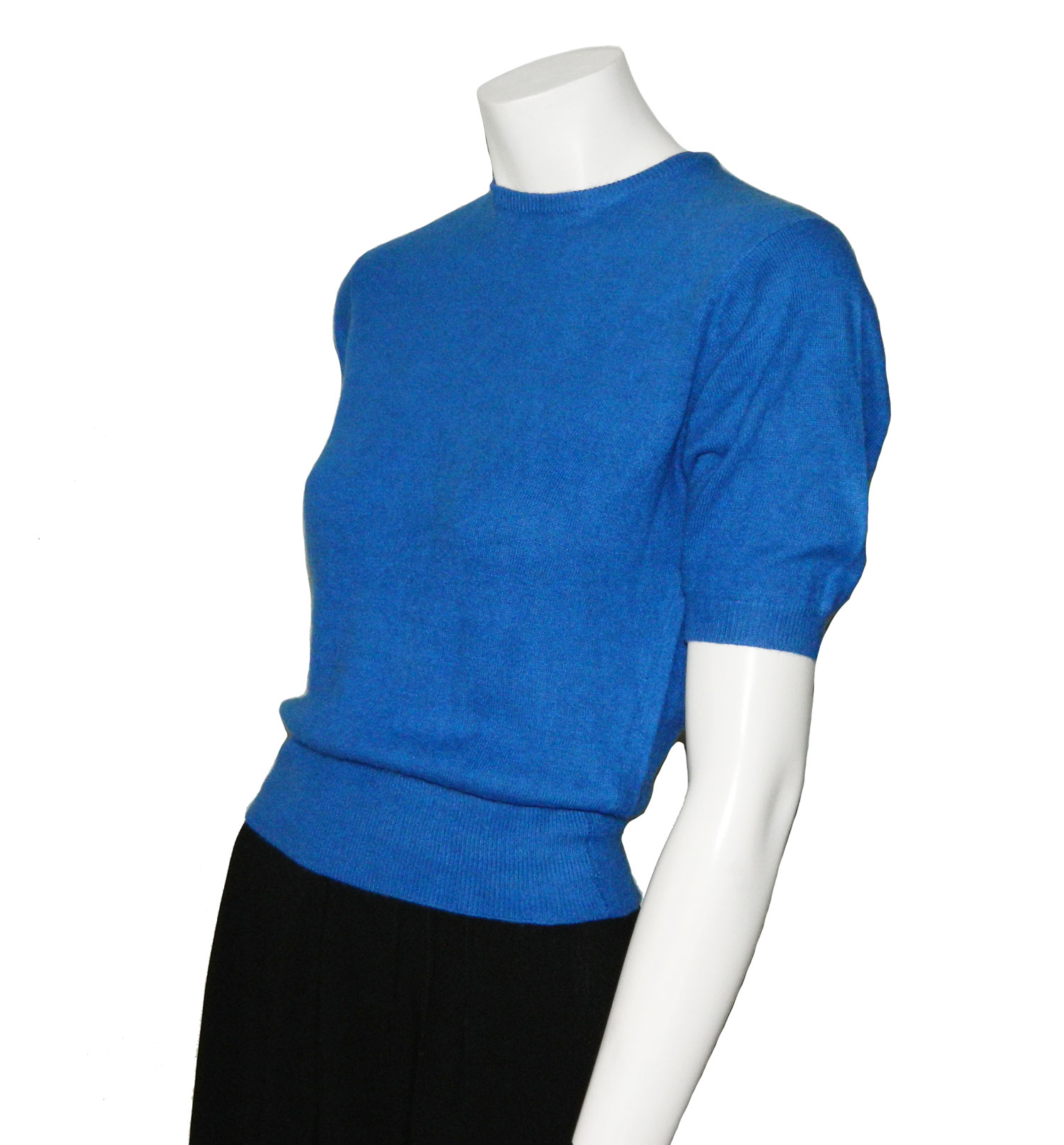 1950s Cerulean Cashmere Sweater Set
