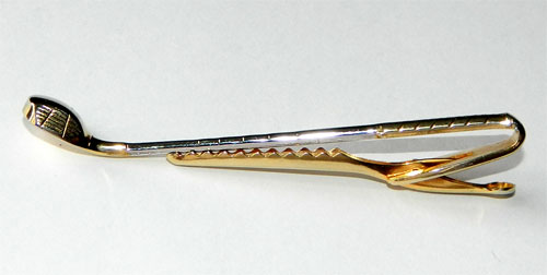 golf club tie clip