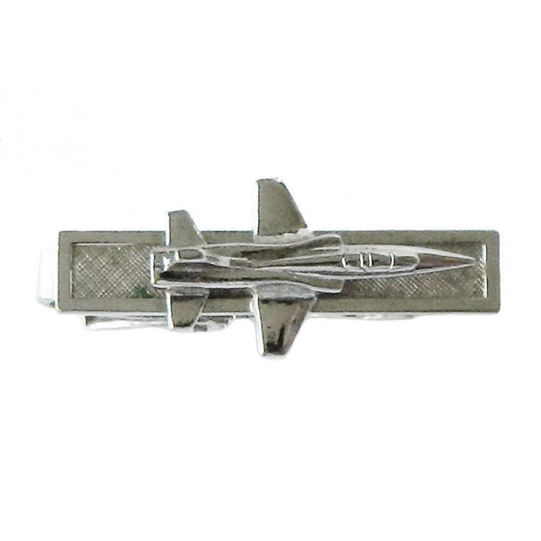 Fighter jet tie clip