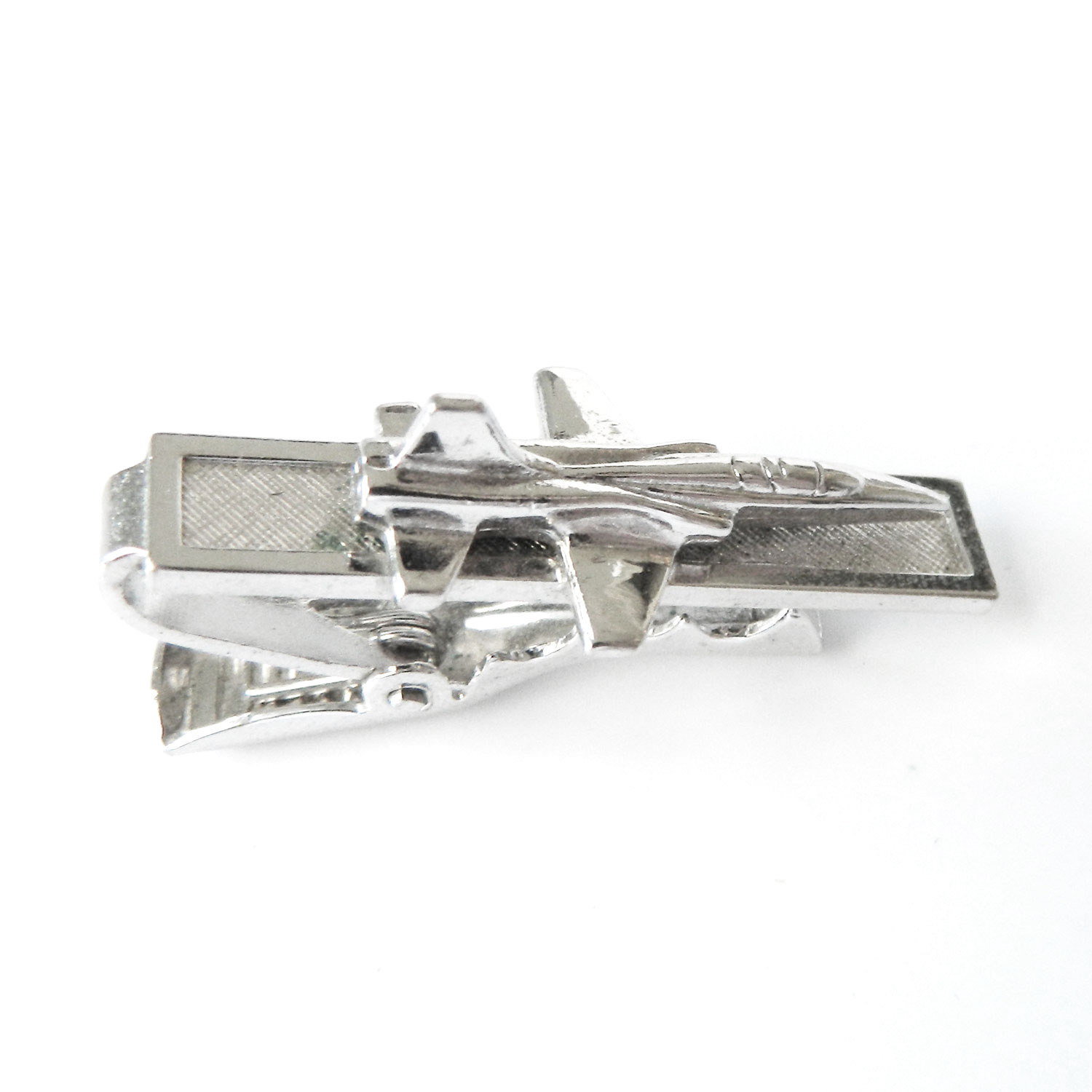 Fighter jet tie clip