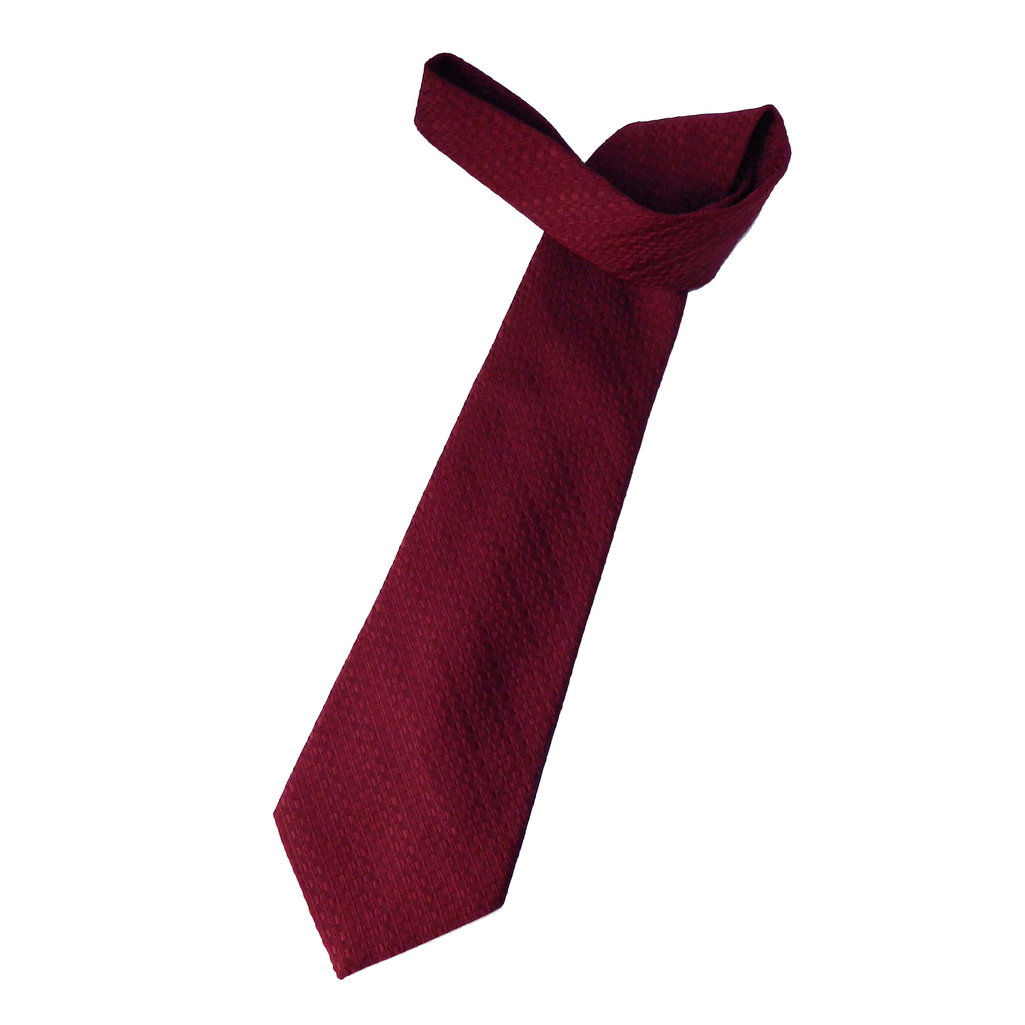 1970s burgundy red tie