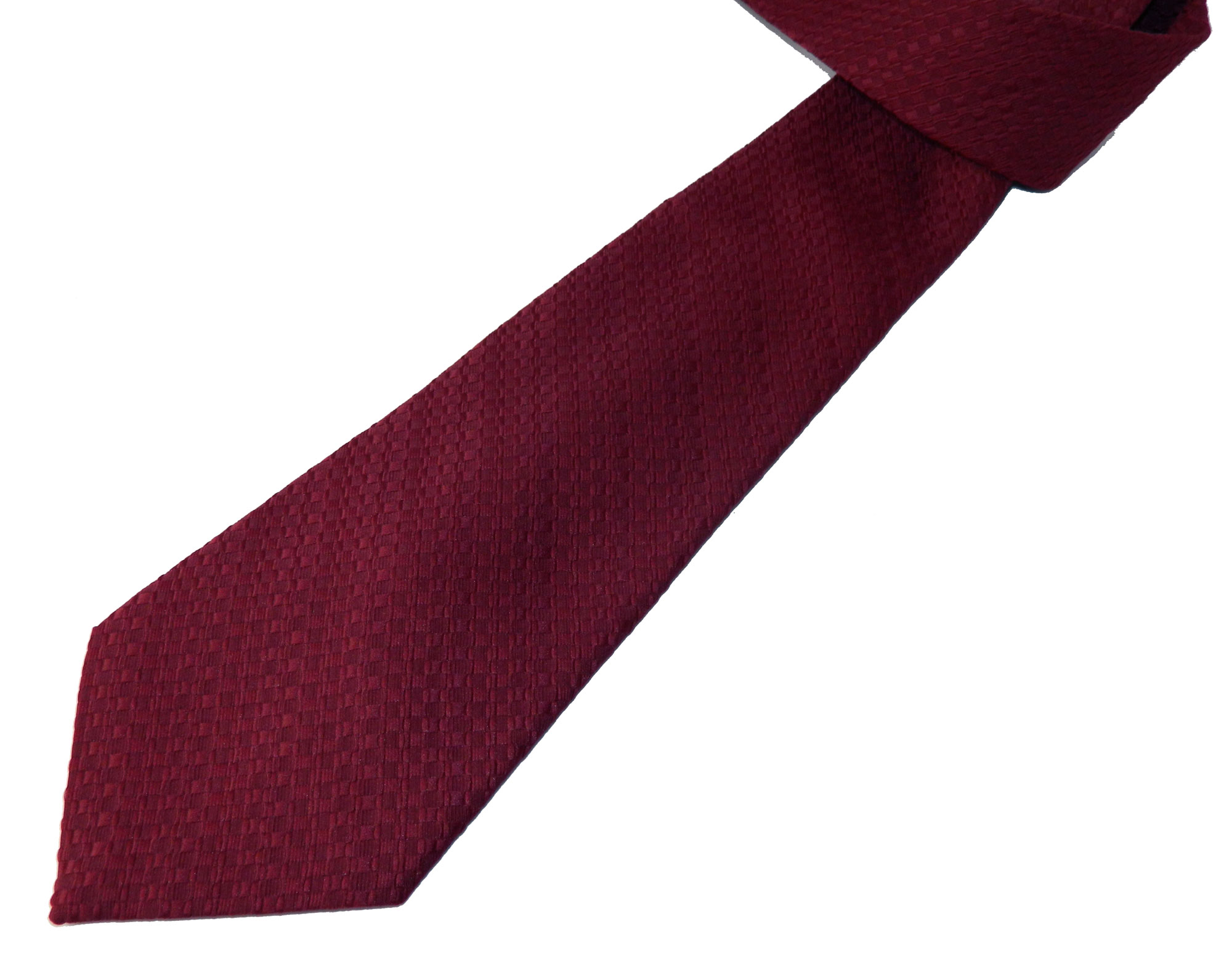 1970s burgundy red tie