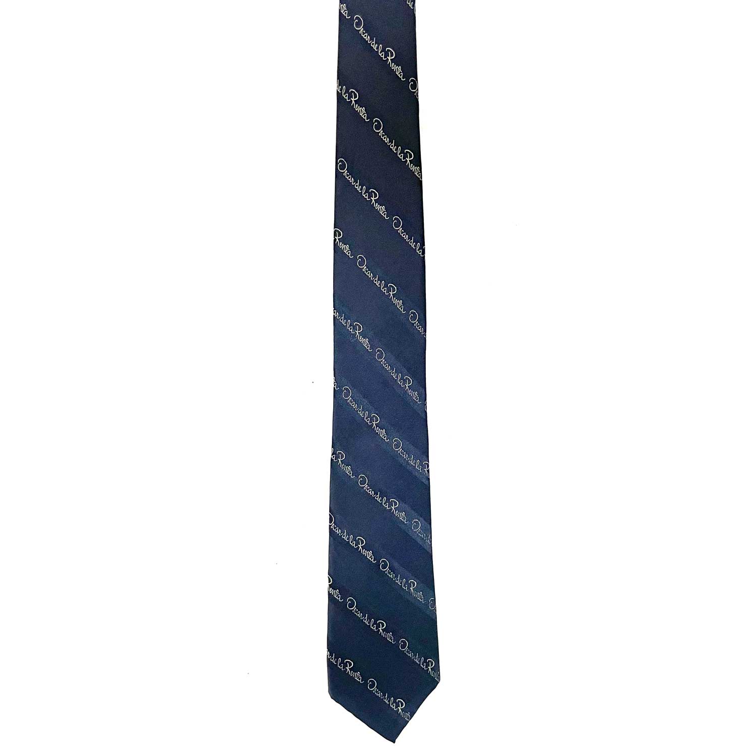 1980s Oscar de la Renta signature tie