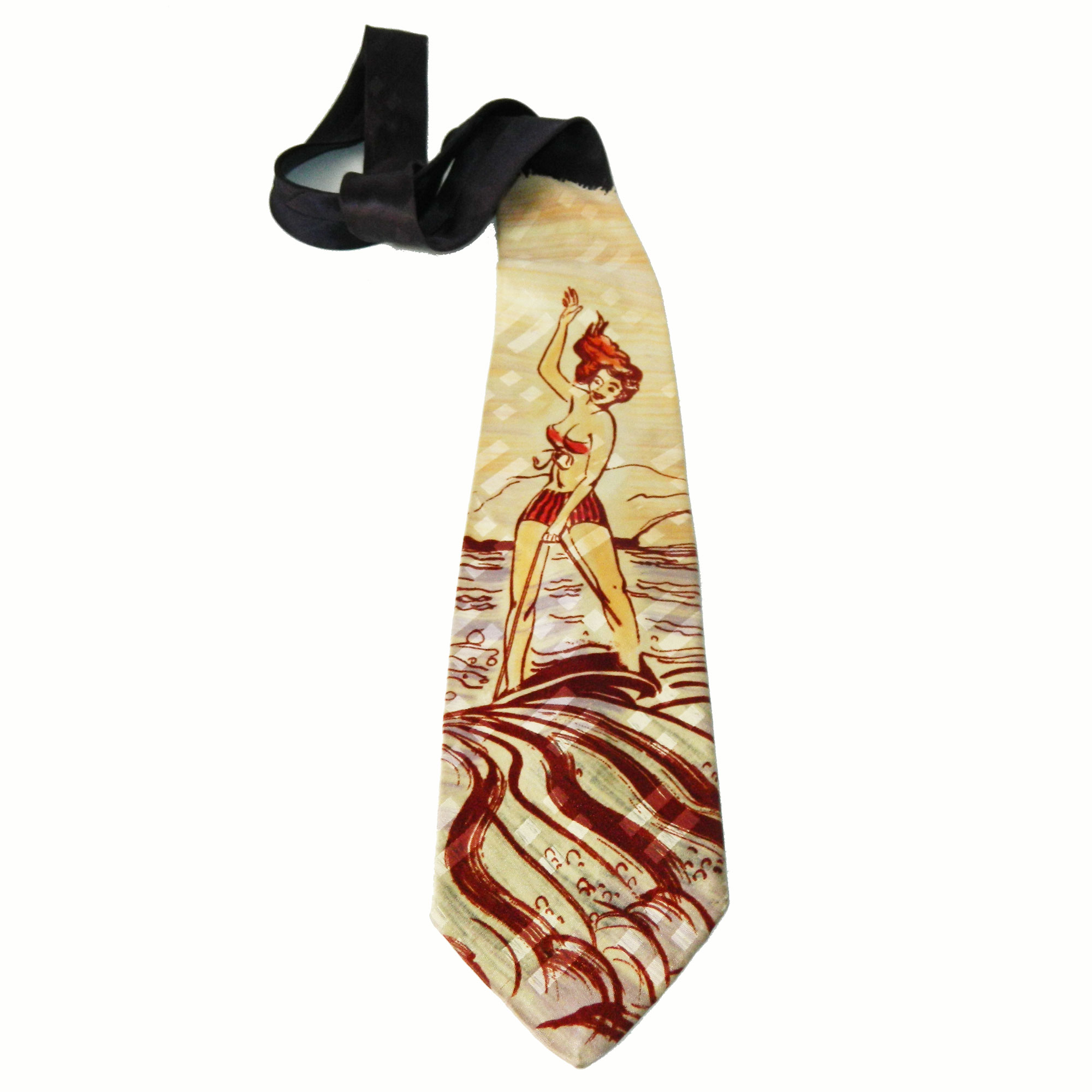 1940s pin up tie